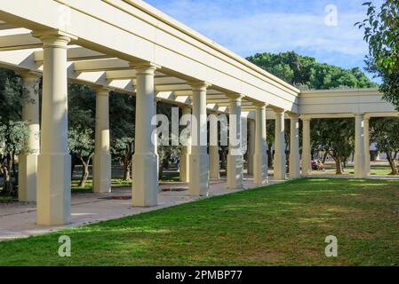 Valencia, Turia-Park, Gestaltung von Ricardo Bofill // Valencia, Giardini Turia, Design di Ricardo Bofill Foto Stock