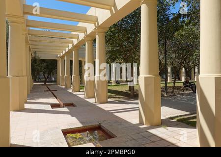 Valencia, Turia-Park, Gestaltung von Ricardo Bofill // Valencia, Giardini Turia, Design di Ricardo Bofill Foto Stock