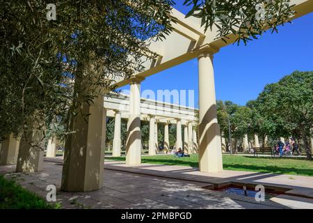 Valencia, Turia-Park, Gestaltung von Ricardo Bofill // Valencia, Giardini Turia, Design di Ricardo Bofill Foto Stock