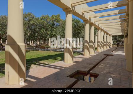 Valencia, Turia-Park, Gestaltung von Ricardo Bofill // Valencia, Giardini Turia, Design di Ricardo Bofill Foto Stock