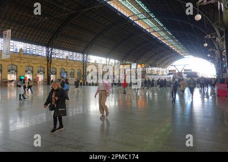 Spanien, Valencia, Estacio del Nord, Nordbahnhof // Spagna, Valencia, Estacio del Nord, stazione ferroviaria nord Foto Stock