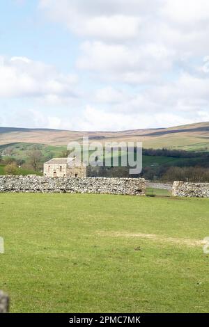 Immagini paesaggistiche catturate vicino al villaggio di Aysgarth, situato nel nord dello Yorkshire Inghilterra Foto Stock