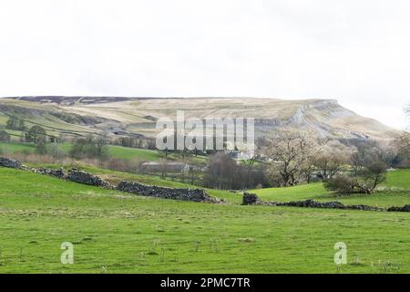 Immagini paesaggistiche catturate vicino al villaggio di Aysgarth, situato nel nord dello Yorkshire Inghilterra Foto Stock