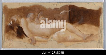 Disegno (Francia); Pierre-Victor Galland (Svizzera, attiva Francia, 1822 - 1892) Foto Stock