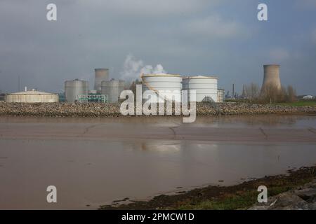 Saltend Chemicals Park, Saltend Lane, Hull, HU12 8DS Regno Unito Aprile 2023 Foto Stock