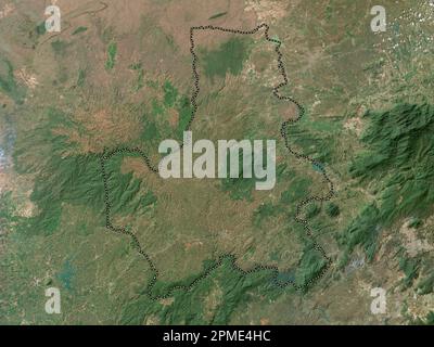 ak Nong, provincia del Vietnam. Mappa satellitare a bassa risoluzione Foto Stock