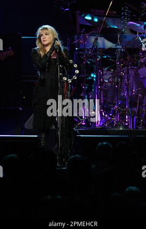 Stevie Nicks Fleetwood Mac si esibisce dal vivo in concerto presso l'Acer Arena durante il tour "Unleashed". Sydney, Australia - 07.12.09 Foto Stock