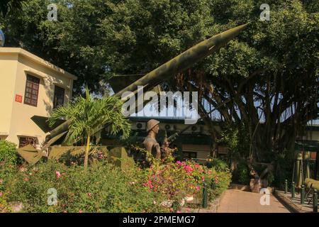 Aereo, Museo di Storia militare, Dien Bien Phu, Hanoi, Vietnam Foto Stock