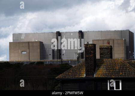 Smantellato Sizewell Una centrale nucleare Suffolk UK Foto Stock