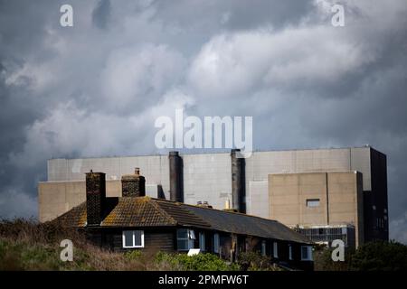 Smantellato Sizewell Una centrale nucleare Suffolk UK Foto Stock