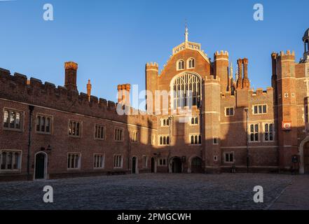 Vista della Great Hall dalla base Court Foto Stock