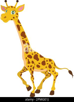 Clipart Vector Giraffe Illustrazione Vettoriale