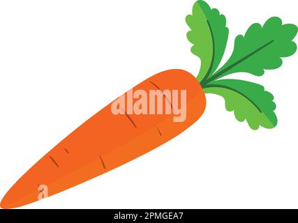 Carota vettoriale clipart Illustrazione Vettoriale