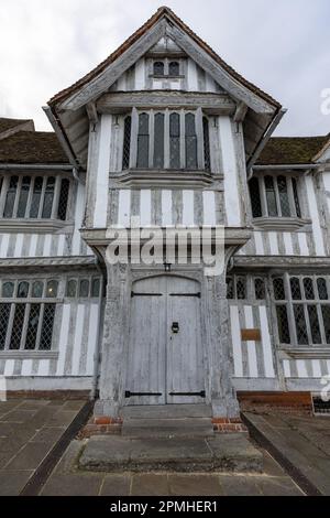 Lavenham Guildhall il 12th ottobre 2022 a Lavenham, Suffolk, in Inghilterra. Credit: Notizie SMP Foto Stock