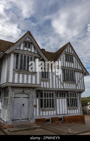 Lavenham Guildhall il 12th ottobre 2022 a Lavenham, Suffolk, in Inghilterra. Credit: Notizie SMP Foto Stock