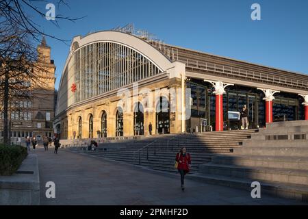 Liverpool Lime Street Station, Liverpool, Merseyside, Inghilterra, Regno Unito, Europa Foto Stock
