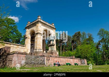 Monumento alla vittoria e alla pace, Werderberg, Edenkoben, Palatinato del Sud, Palatinato, Renania-Palatinato, Germania Foto Stock