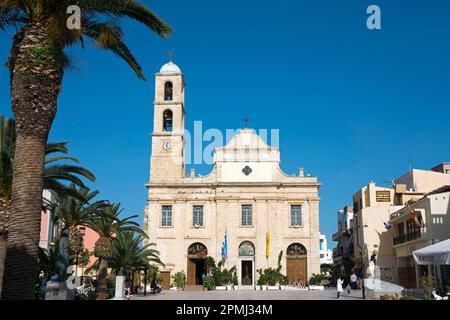 Cattedrale dei tre Martiri, Ekklisia tis Trityris, Chania, Creta, Grecia Foto Stock