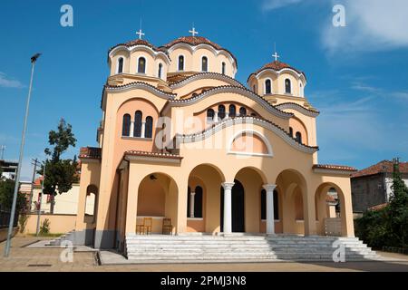 Chiesa ortodossa, Cattedrale della Natività del Signore, Shkoder, Albania, Shkodra Foto Stock