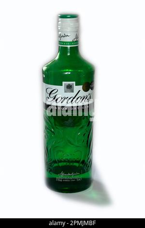 Bottiglia Gordon's London Dry Gin Foto Stock