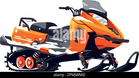 Sport estremi alla guida di motociclette Illustrazione Vettoriale