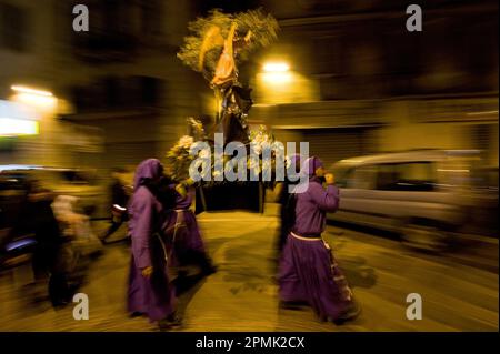 Sassari Processione di Santissimi Misteri. Sassari. Sardegna . Italia Foto Stock