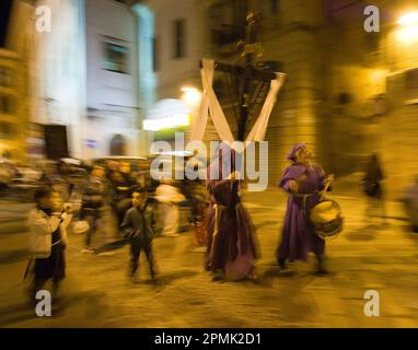 Sassari Processione di Santissimi Misteri. Sassari. Sardegna . Italia Foto Stock