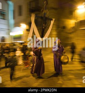 Sassari Processione di Santissimi Misteri. Sassari. Sardegna . Italia Foto Stock