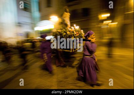 Sassari Processione di Santissimi Misteri. Sassari. Sardegna . Italia Foto Stock