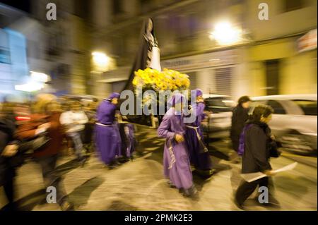 Sassari Processione di Santissimi Misteri. Sassari. Sardegna . Italia Foto Stock