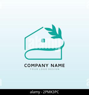 Progettare un logo immobiliare per una vacanza in affitto in Florida centrale Illustrazione Vettoriale