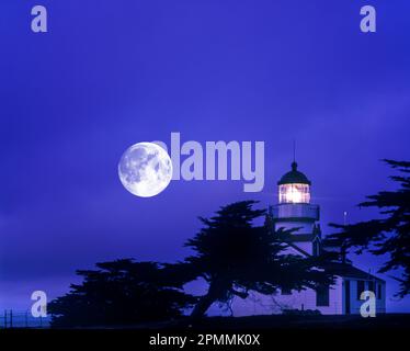 POINT PINOS LIGHTHOUSE PACIFIC GROVE MONTEREY COUNTY CALIFORNIA USA Foto Stock