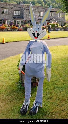 Kettlewell Scarecrow Festival (2010), Wharfedale, North Yorkshire Foto Stock