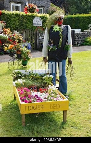 Kettlewell Scarecrow Festival (2010), Wharfedale, North Yorkshire Foto Stock