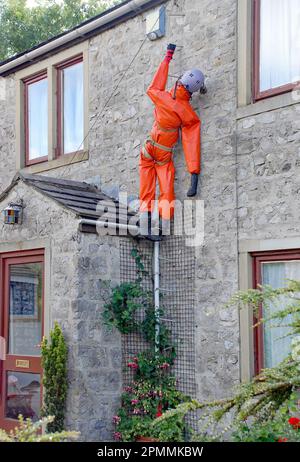 Kettlewell Scarecrow Festival (2010), Wharfedale, North Yorkshire Foto Stock