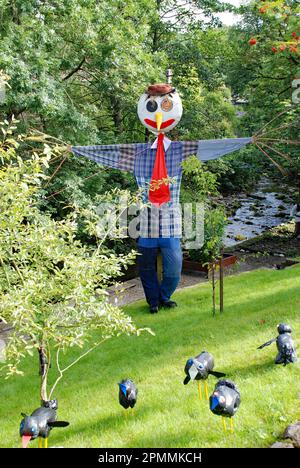 Kettlewell Scarecrow Festival (2010), Wharfedale, North Yorkshire Foto Stock