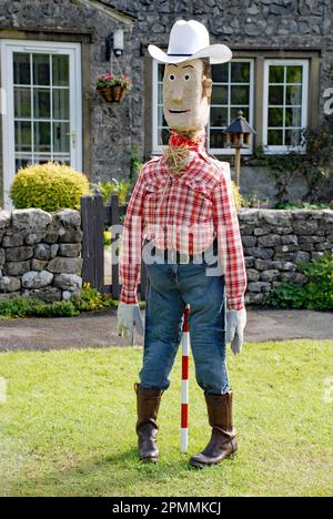 Kettlewell Scarecrow Festival (2010), Wharfedale, North Yorkshire Foto Stock