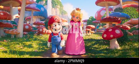 SUPER MARIO BROS: IL FILM (2023), DIRETTO DA AARON HORVATH E MICHAEL JELENIC. Credit: Illuminazione intrattenimento / Nintendo / Universal Pictures / Album Foto Stock