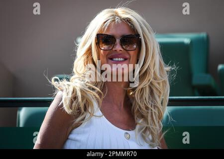 Roquebrune Cap Martin, Francia - 14/04/2023, Victoria SILVSTEDT durante il Rolex Monte-Carlo, ATP Masters 1000 evento di tennis il 12 aprile 2023 al Monte-Carlo Country Club di Roquebrune Cap Martin, Francia - Foto: Matthieu Mirville/DPPI/LiveMedia Foto Stock