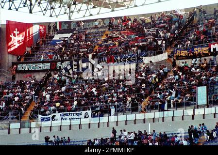 Italia stagione degli ultra 1990-91 Serie A - nella foto - inter-pisa Foto Stock