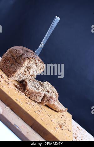 Pagnotta di immagine pubblicitaria del pane Foto Stock