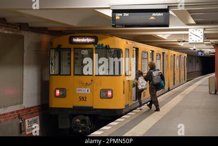 U4, U-Bahnhof Innsbrker Platz, Schöneberg, Berlino, Germania Foto Stock