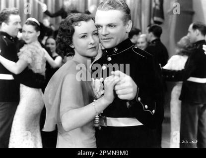 MARGARET LINDSAY e JAMES CAGNEY in DIAVOLO CANI DELL'ARIA 1935 regista LLOYD BACON basato sulla storia di John Monk Saunders costume design Orry-Kelly Una produzione cosmopolita / Warner Bros. Foto Stock