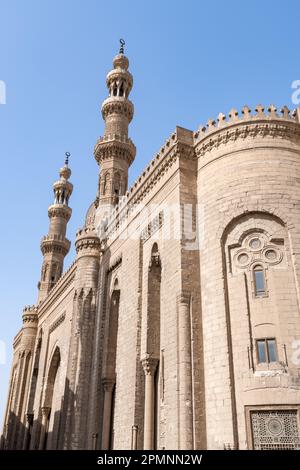 Una vista della Moschea al-Rifai al Cairo, Egitto Foto Stock