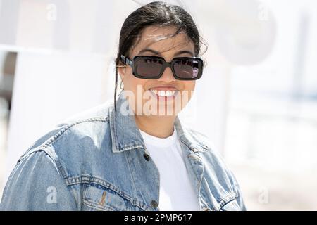 Cannes, Francia. 14th Apr, 2023. Melah Bedia partecipa a una Photocall durante il Festival Internazionale delle Canneserie del 6th, il 14 aprile 2023 a Cannes, Francia. Photo by David Niviere/ABACAPRESS.COM Credit: Abaca Press/Alamy Live News Foto Stock