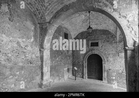 Fornelli, comune italiano di 1.883 abitanti in provincia di Isernia nella regione Molise. Fa parte del circuito della più bella v Foto Stock