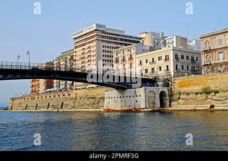 Ponte Girole, ponte basculante, ponte, Taranto, Taranto, Puglia, Italia Foto Stock