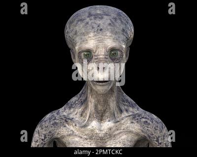 Alien, illustrazione Foto Stock