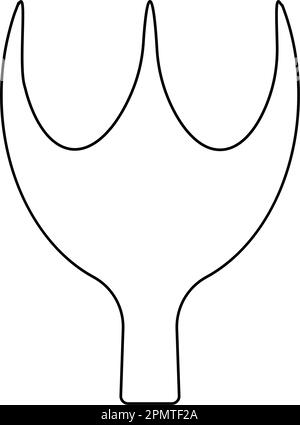 disegno grafico vettoriale icona gamba anatra Illustrazione Vettoriale
