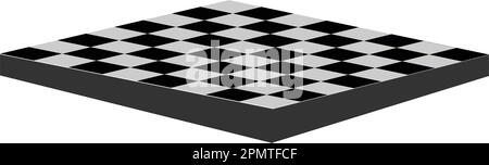 disegno dell'icona della scacchiera Illustrazione Vettoriale